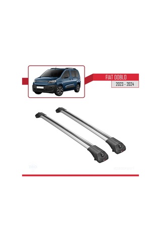 Fiat Doblo 2023 Ve Sonrası İle Uyumlu Ace-1 Ara Atkı Tavan Barı Gri