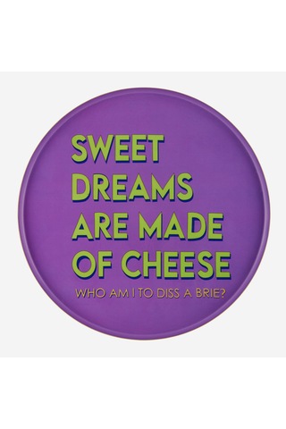Lila Demir Sweet Dreams Tepsi 31x1x31 Cm