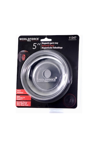 Worldforce 5" 126 MM Manyetik Alet Tutucu Paslanmaz Tepsi