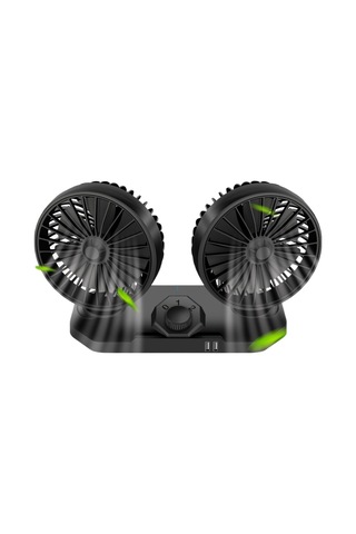 Taşınabilir Araca Monte Yüksek Rüzgarlı Çok Fonksiyonlu Usb24v Elektrikli Fan