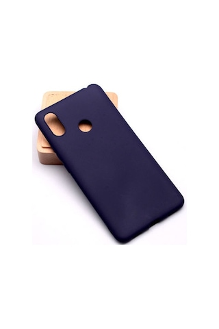 Xiaomi Mi Max 3 Kılıf Esnek Yapılı İnce Slim Silikon Kapak Ryc/premier Lacivert