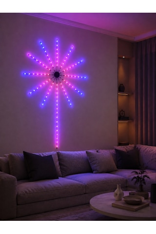 Rgb Led Duvar Aydınlatması Telefon Kontrollü Dekoratif Ortam Işığı 1