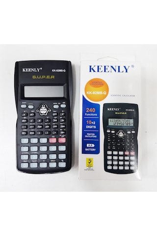 Keenly KK-82MS-Q 240 Fonksiyonlu 12 Hane Hesap Makinesi