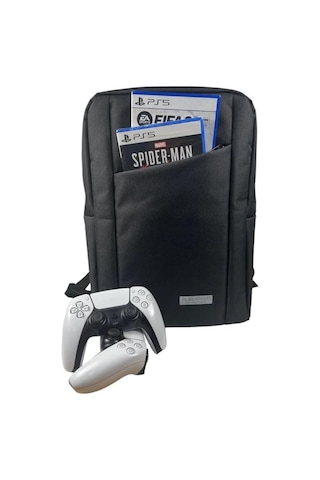 Ps5 Çanta Koyu Gri - Antrasit Premium Sırt Çantası