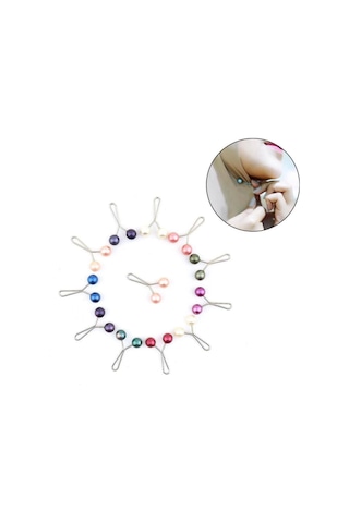 Melodi Scarf Eşarp Şal Klipsi Karışık Renk 6 Adet Karışık Renk