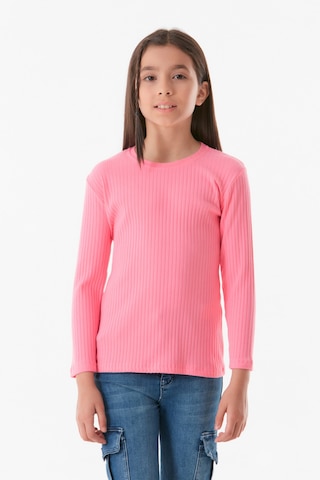 Fullamoda Fitilli Bisiklet Yaka Kız Çocuk Body 24mcck7376206614-pembe 24MCCK7376206614-Pembe