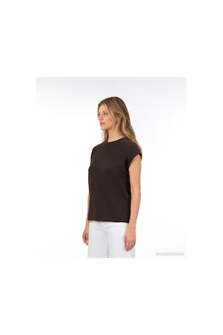 Yargıcı Regular Bisiklet Yaka Kısa Kol T-shirt 26kkts9022x 208 Kahverengi
