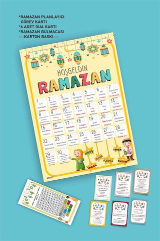Çocuklara Özel Ramazan Etkinlik ve Dua Kartları Hoşgeldin Ramazan Çocuklara Özel Ramazan Etkinlik ve Dua Kartları Hoşgeldin Ramazan