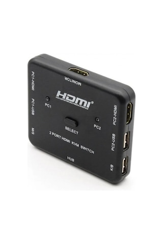 2 Port Hdmı Kvm Switch Anahtarlı Hdmı Kvm Switch 2 Giriş 1 Çıkış