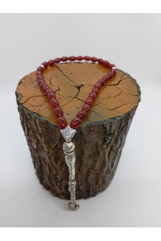 Balık Hediyelik Osmanlı Kırmızısı Akik Taşı Tespih