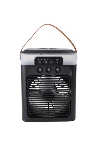 Mufunye Usb Usb Soğutma Buhar Fani, 3 Ağızlı Sprey, Aromaterapi Fonksiyonu, 400ml Su Deposu, Ofis Ve Ev İçin Siyah