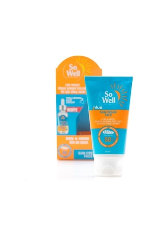So Well Plus Leke Karşıtı Güneş Kremi SPF50+ 75 ML + Hyaluronic Acid Serum 30 ML