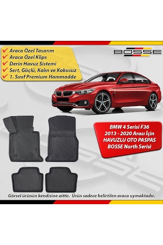 Bmw 4 Serisi F36 Paspas Araca Özel 2013-2020 Derin Havuzlu Bosse North Serisi