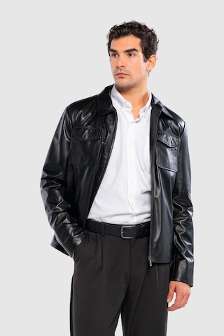 Tamer Tanca Erkek Hakiki Deri Siyah Deri Mont 415 K-2470 Erk Dr Mont Y/25 Sıyah Dr Siyah