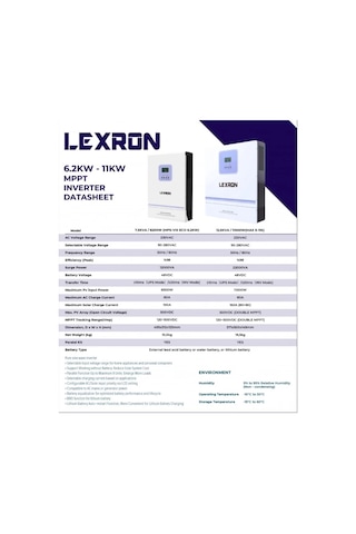 Lexron 11kw 48v Akıllı İnverter