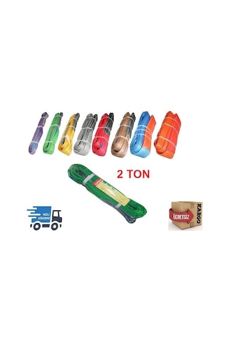 2 Ton Bez Sapan - Polyester Sapan - Çeki Halatı 3 M