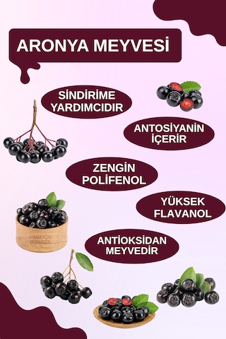 Hanzade Bitkisel Aronya Özü 500 Ml X 3 Adet Soğuk Pres, Yoğun Tat, Cam Şişe