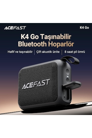 Acefast K4 Go Taşınabilir Kablosuz Hoparlör - K4