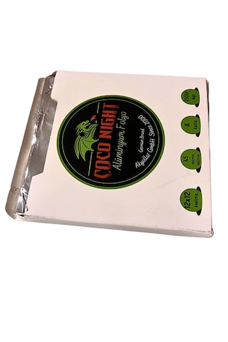 45 Mikron 250gr Kesilmiş Hazır Nargile Folyosu Nargile Kömürü