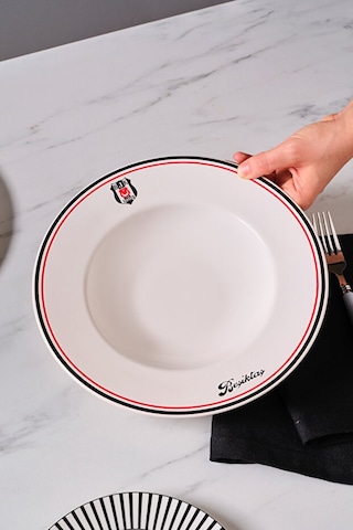 Karaca X Beşiktaş Makarna Tabağı 27 Cm Siyah