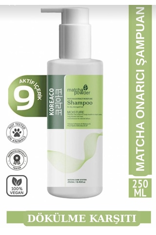 Matcha Kuru Ve Güçsüz Saçlara Özel Mucize Şampuan Tüm Saç Tipleri