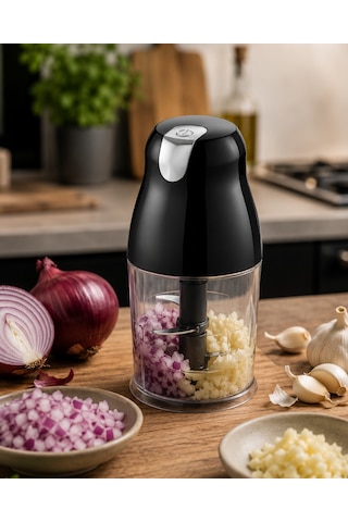 Turbo Fonksiyonlu Mutfak Doğrayıcı 1.5 L Hazneli Güçlü Rondo Sarı