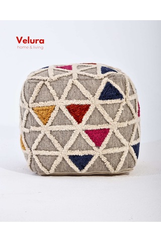 Magnus Grey - Multi - Puf Çok Renkli