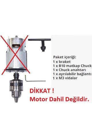 Otomatik Mini Mandrel Anahtarlı Motor Mandren Üniversal Okul 5Mm