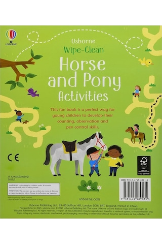 Wipe-clean Horse And Pony Activities
