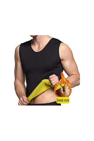 Multiflexpro Erkek Siyah Termal Neopren Terletme Atleti