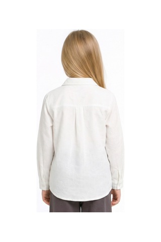 Xo Kids Kız Çocuk Gömlek 4-8 Yaş 31526 Beyaz