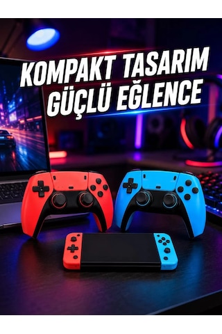 Northcity Kablosuz Retro Oyun Konsolu Hdmı Tv Bağlantılı Çift Gamepad Seti