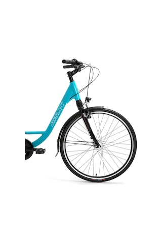 Bisan Ramona Şehir Bisikleti 53 Cm Roller Fren 700c 3 Vites Turkuaz Pembe Turkuaz