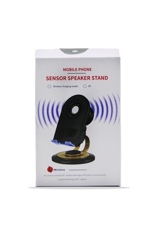 Mobıle Phone 2ın1 Bt Speaker Hoparlör 5w Şarjlı - Masa Üstü Telefon Tutacak 360 Dönen Stand - Oynar Metal A Çok Renkli