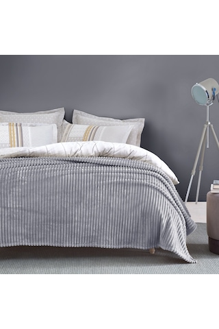 Yataş Bedding Holly Wellsoft Battaniye (Çift Kişilik) - Gri