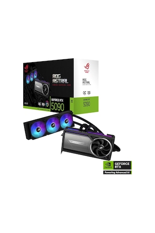Asus Rog Astral Lc Geforce Rtx 5090 32gb Oc Edition Dlss 4 512 Bit Gddr7 Sıvı Soğutmalı Ekran Kartı