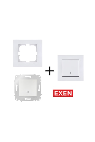 Exen Karell Beyaz Veavien Çerçeveli