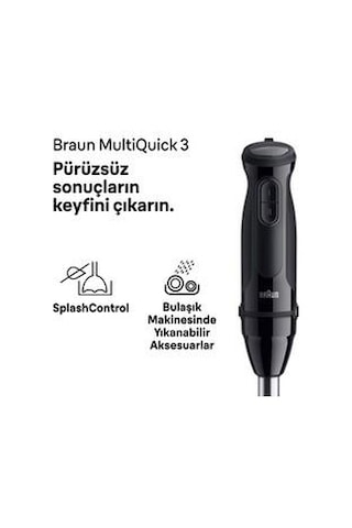 Braun Multiquick MQ30201 900 W 3 El Blender