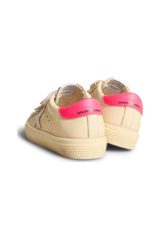 Golden Goose Kızlar Için Şık Deri Sneaker Ayakkabıları Beyaz