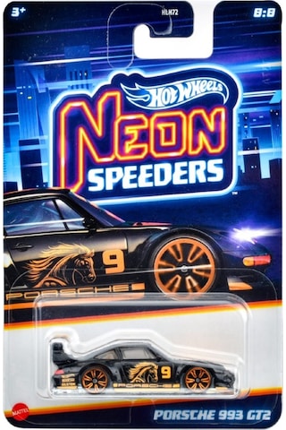 Hot Wheels Neon Yarışlar Temalı Arabalar Jby99 Neon Speeders Porsche 993 Gt2 Çok Renkli