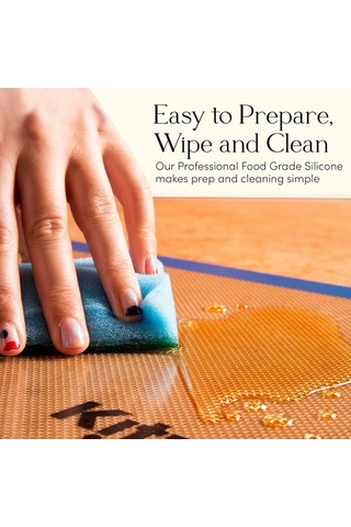 Maoyaya Silikon Pişirme Mat Seti - 2 Yarım + 1 Çeyrek Yaprak, Yapışmaz, Bpa Free, Profesyonel Fırın Tepsisi Diğer