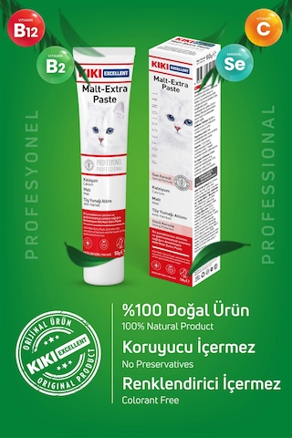Kiki Excellent Kedi Malt Extra Paste Macun 50 G