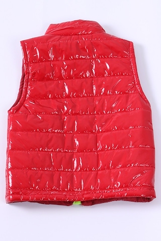 Erkek Çocuk Şişme Yelek Düz Renk Fermuar Cepli E16 Hcm00324 Kırmızı