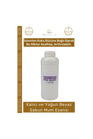 Mumesansı Yoğun Kalıcı Kaliteli Yağ Bazlı Konsantre Parafin Uyumlu Hobi Beyaz Sabun Mum Esansı 1 Lt Çok Renkli
