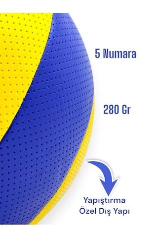 Voleybol Topu Soft Touch Yapıştırma İç Ve Dış Mekan Vl700 Sarı