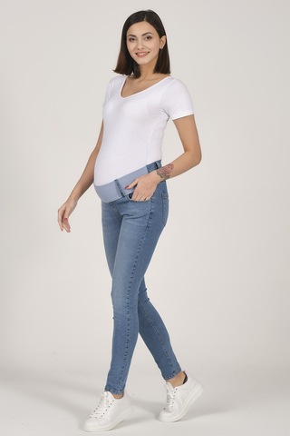 Busa Hamile Skinny Jeans Açık Mavi-açıkmavi