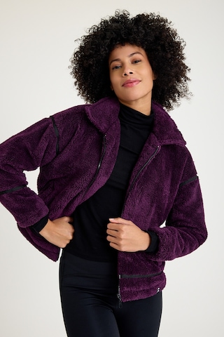 Scorp Shine Casual Kadın Peluş Mont Mor Mor