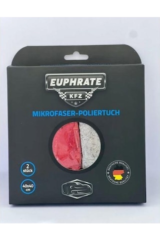 Euphrate İkili 40x40 Silme Bezi Extra Yumuşak Dokulu