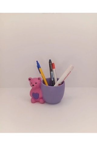 Tedi Sanat Ayıcıklı Kalemlik