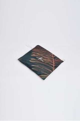 Haşema 3049 Yeşil Gold Yaprak Detaylı Jileli 5 Parça Tesettür Mayo Takımı Çok Renkli